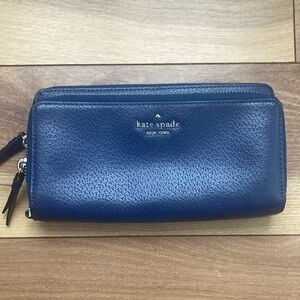 Kate Spade Large Blue Wallet